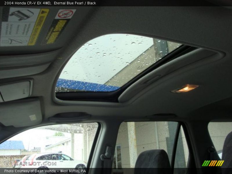 Eternal Blue Pearl / Black 2004 Honda CR-V EX 4WD