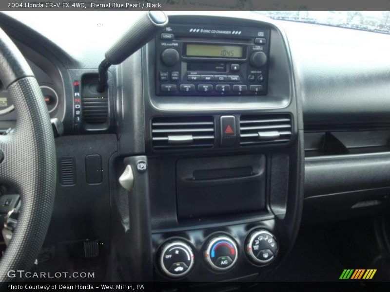 Eternal Blue Pearl / Black 2004 Honda CR-V EX 4WD