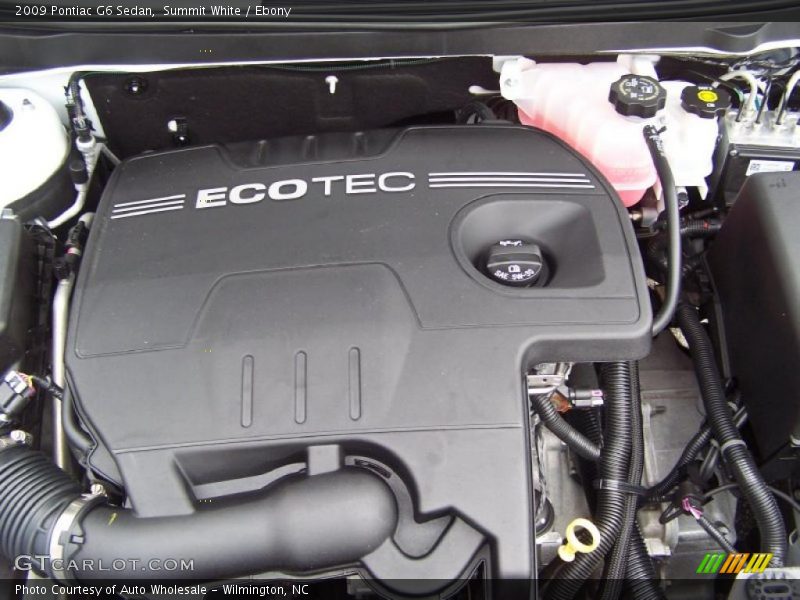 Summit White / Ebony 2009 Pontiac G6 Sedan