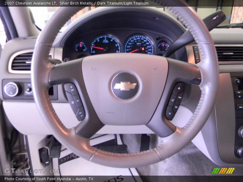 Silver Birch Metallic / Dark Titanium/Light Titanium 2007 Chevrolet Avalanche LT
