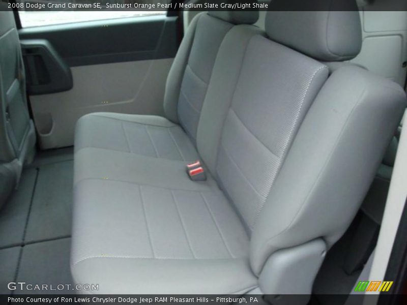 Sunburst Orange Pearl / Medium Slate Gray/Light Shale 2008 Dodge Grand Caravan SE
