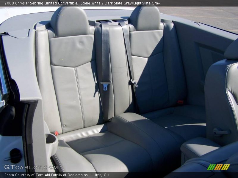 Stone White / Dark Slate Gray/Light Slate Gray 2008 Chrysler Sebring Limited Convertible