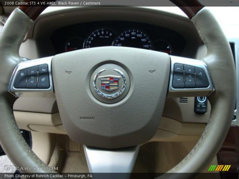 Black Raven / Cashmere 2008 Cadillac STS 4 V6 AWD