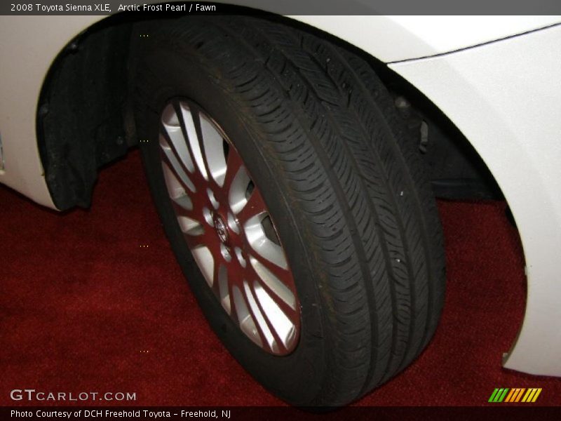 Arctic Frost Pearl / Fawn 2008 Toyota Sienna XLE