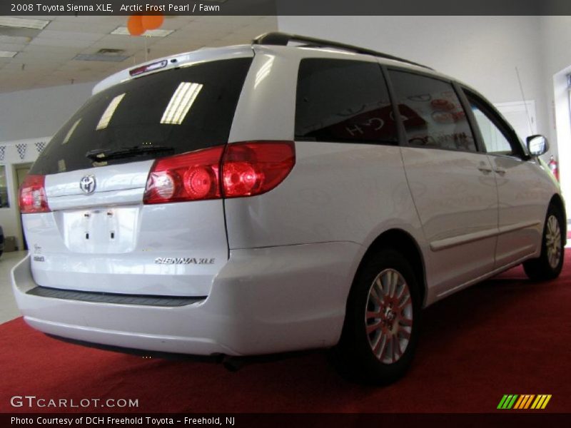 Arctic Frost Pearl / Fawn 2008 Toyota Sienna XLE