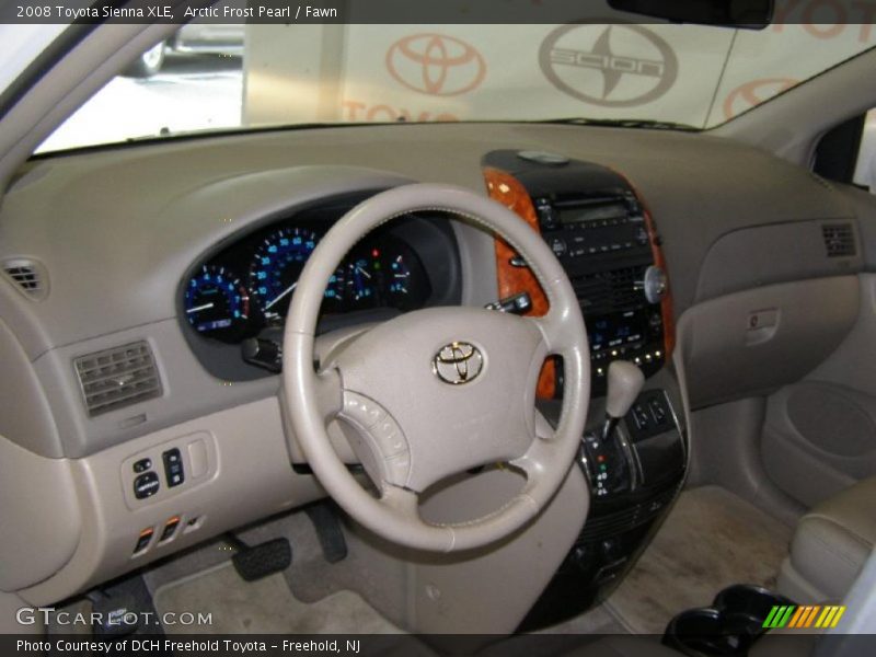 Arctic Frost Pearl / Fawn 2008 Toyota Sienna XLE