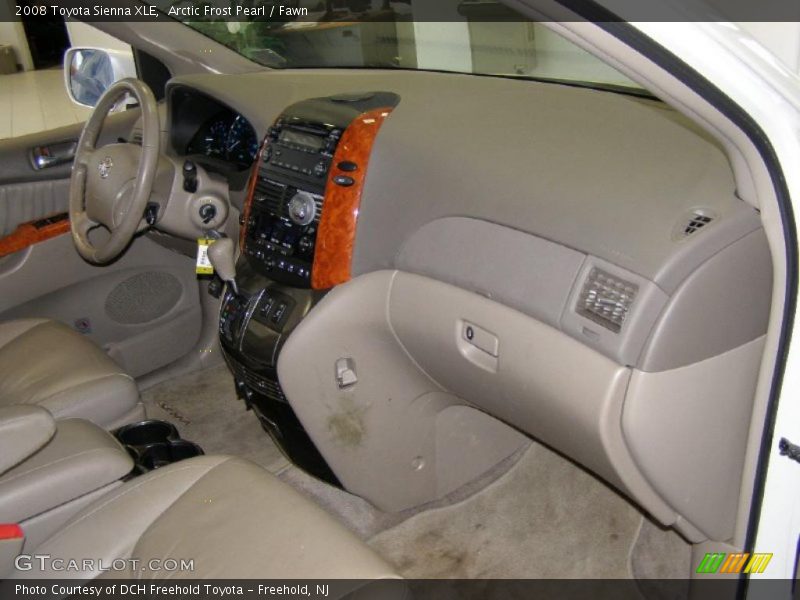 Arctic Frost Pearl / Fawn 2008 Toyota Sienna XLE