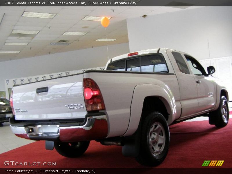 Super White / Graphite Gray 2007 Toyota Tacoma V6 PreRunner Access Cab