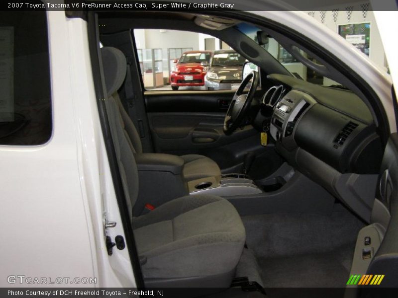 Super White / Graphite Gray 2007 Toyota Tacoma V6 PreRunner Access Cab