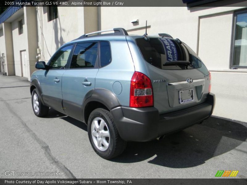 Alpine Frost Light Blue / Gray 2005 Hyundai Tucson GLS V6 4WD