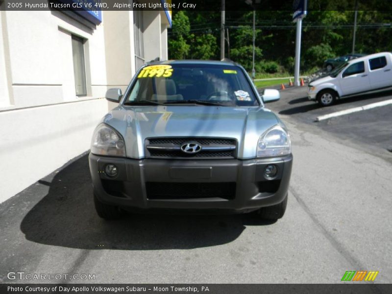 Alpine Frost Light Blue / Gray 2005 Hyundai Tucson GLS V6 4WD