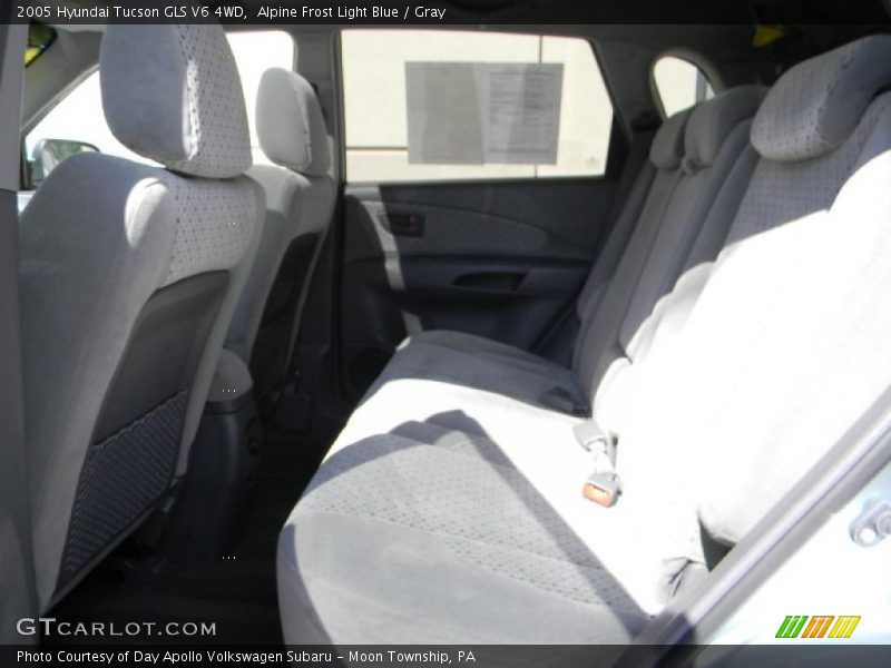 Alpine Frost Light Blue / Gray 2005 Hyundai Tucson GLS V6 4WD