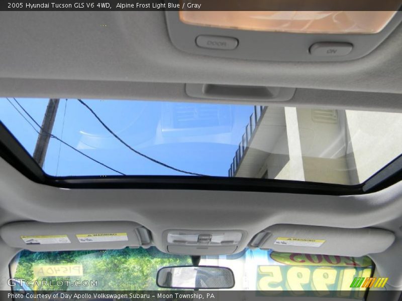 Alpine Frost Light Blue / Gray 2005 Hyundai Tucson GLS V6 4WD