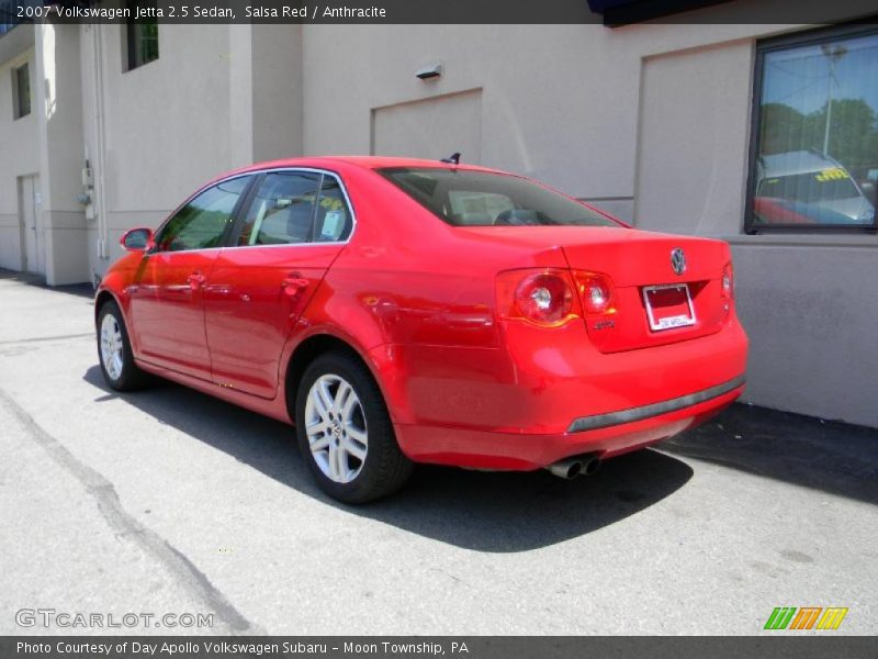 Salsa Red / Anthracite 2007 Volkswagen Jetta 2.5 Sedan