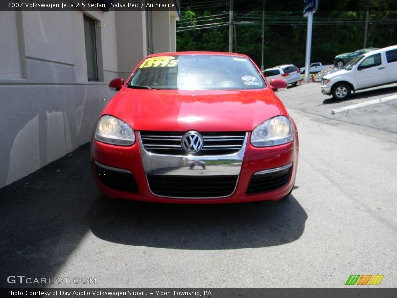 Salsa Red / Anthracite 2007 Volkswagen Jetta 2.5 Sedan