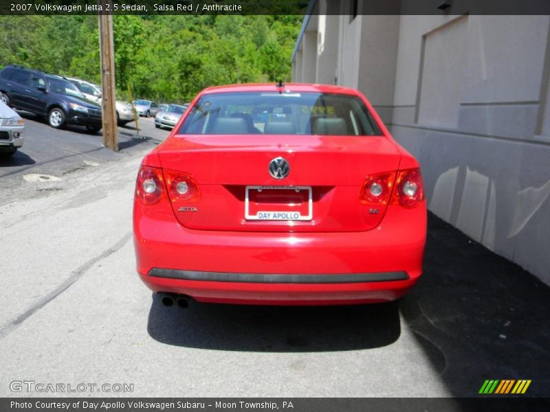 Salsa Red / Anthracite 2007 Volkswagen Jetta 2.5 Sedan
