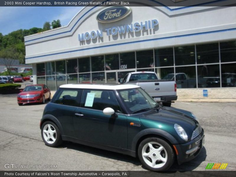 British Racing Green Metallic / Panther Black 2003 Mini Cooper Hardtop