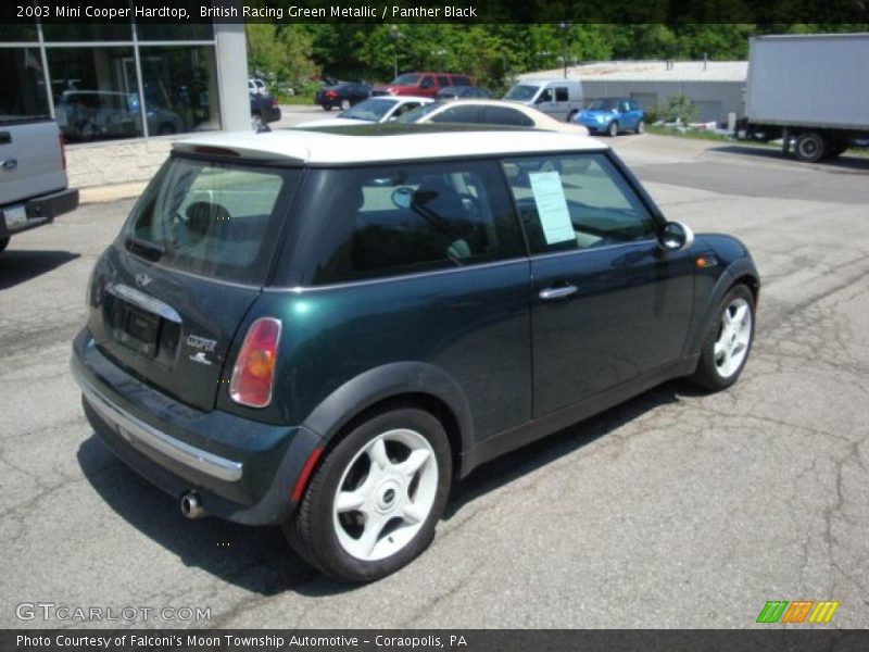 British Racing Green Metallic / Panther Black 2003 Mini Cooper Hardtop