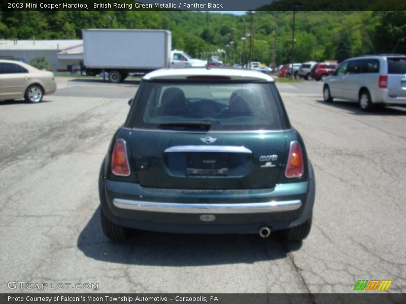 British Racing Green Metallic / Panther Black 2003 Mini Cooper Hardtop