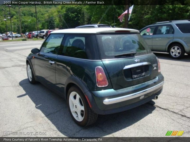 British Racing Green Metallic / Panther Black 2003 Mini Cooper Hardtop