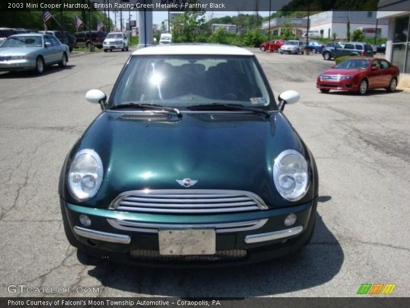 British Racing Green Metallic / Panther Black 2003 Mini Cooper Hardtop