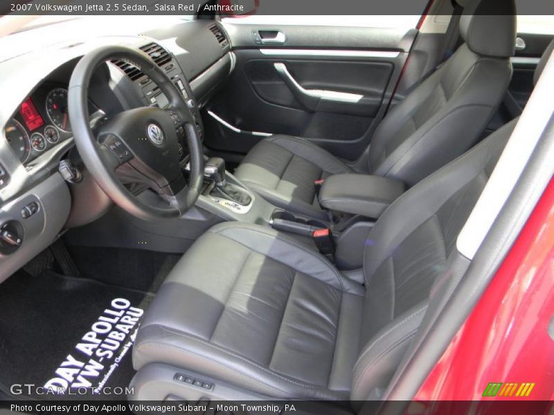 Salsa Red / Anthracite 2007 Volkswagen Jetta 2.5 Sedan