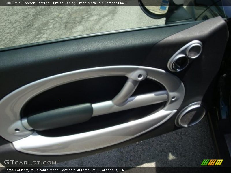 British Racing Green Metallic / Panther Black 2003 Mini Cooper Hardtop