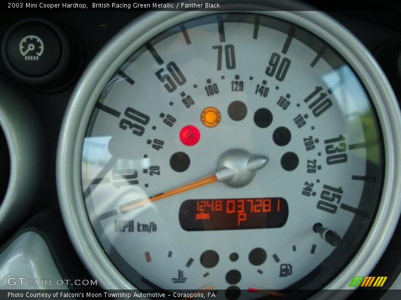 British Racing Green Metallic / Panther Black 2003 Mini Cooper Hardtop