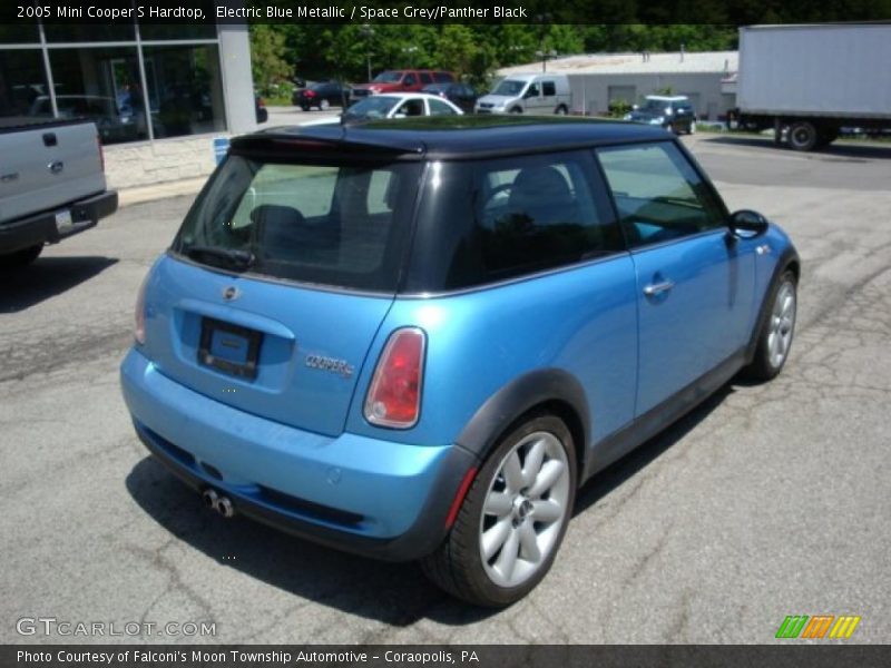 Electric Blue Metallic / Space Grey/Panther Black 2005 Mini Cooper S Hardtop