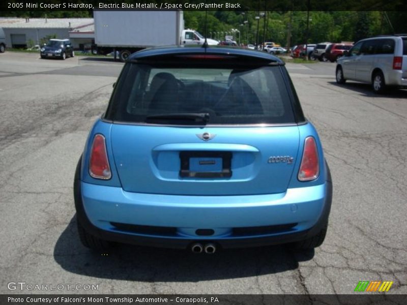 Electric Blue Metallic / Space Grey/Panther Black 2005 Mini Cooper S Hardtop