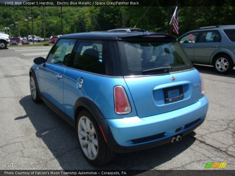 Electric Blue Metallic / Space Grey/Panther Black 2005 Mini Cooper S Hardtop