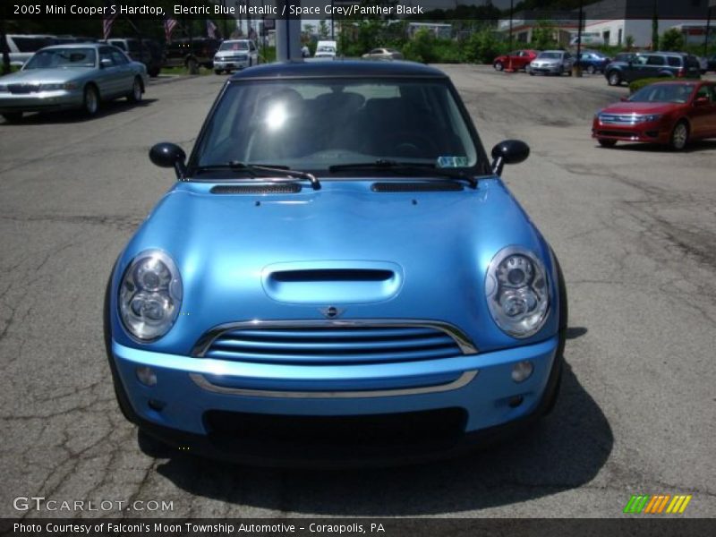Electric Blue Metallic / Space Grey/Panther Black 2005 Mini Cooper S Hardtop