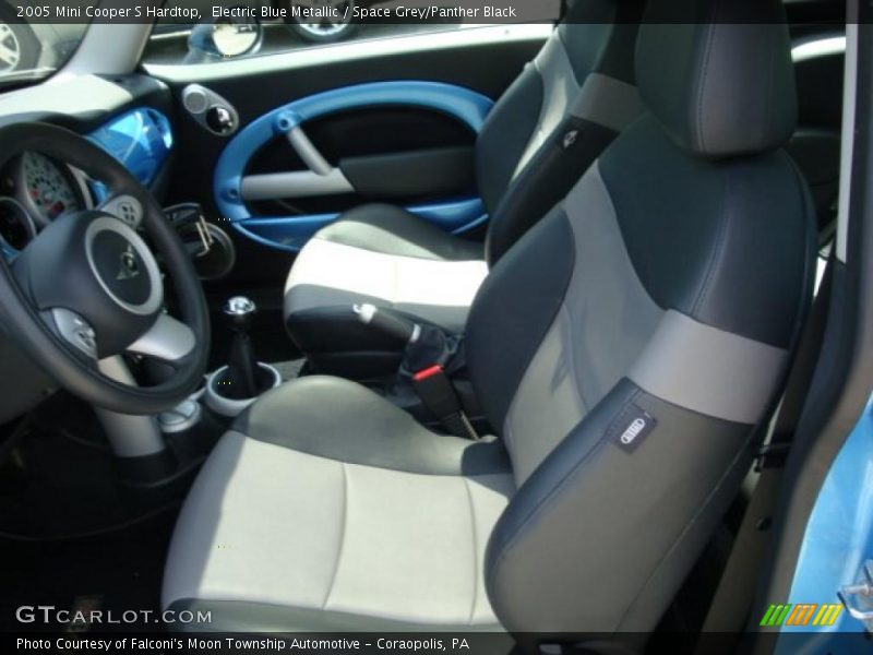 Electric Blue Metallic / Space Grey/Panther Black 2005 Mini Cooper S Hardtop