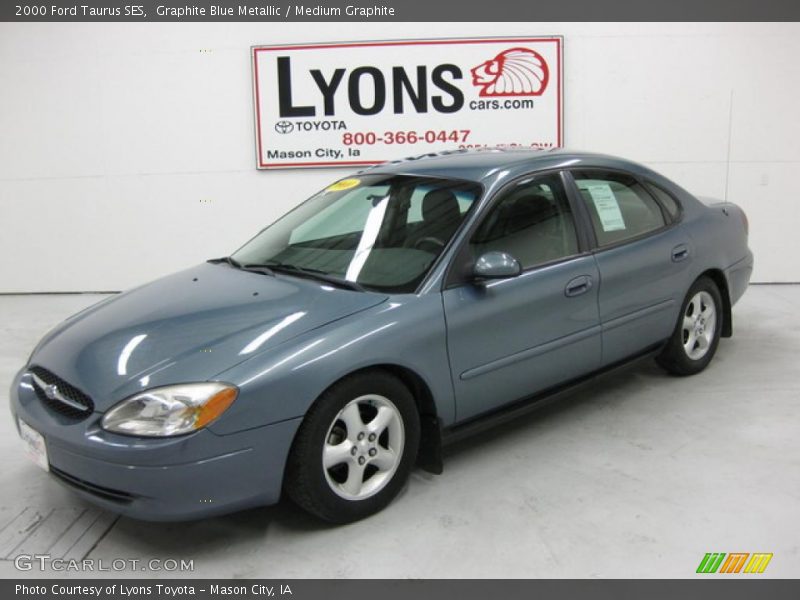 Graphite Blue Metallic / Medium Graphite 2000 Ford Taurus SES
