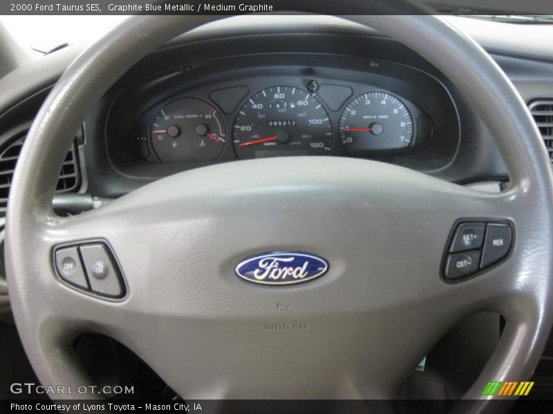 Graphite Blue Metallic / Medium Graphite 2000 Ford Taurus SES