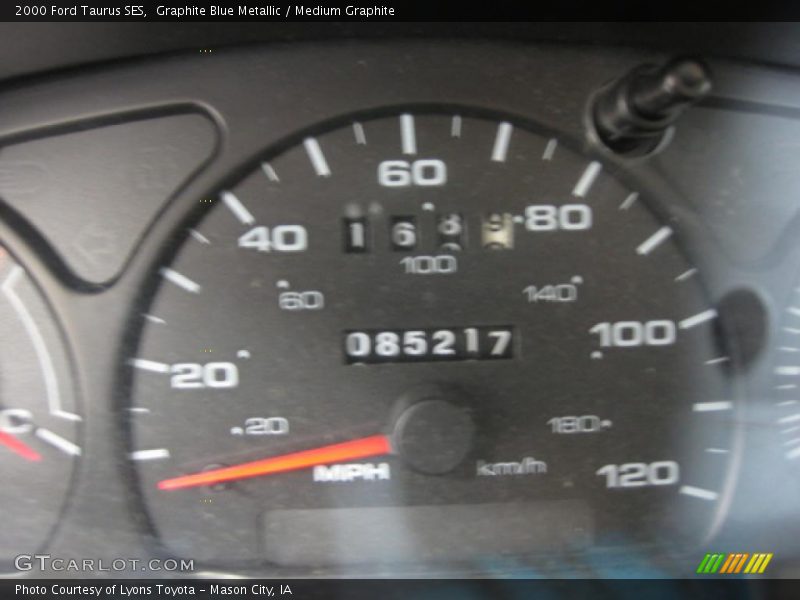 Graphite Blue Metallic / Medium Graphite 2000 Ford Taurus SES