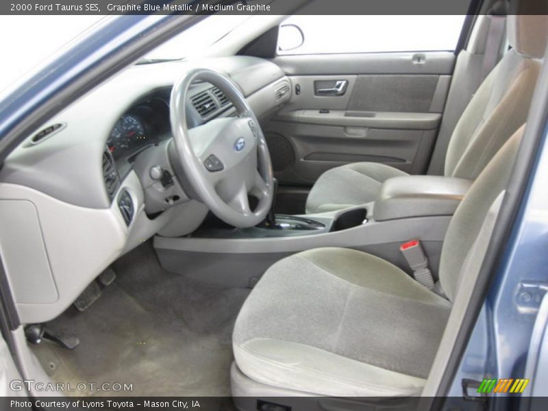 Graphite Blue Metallic / Medium Graphite 2000 Ford Taurus SES