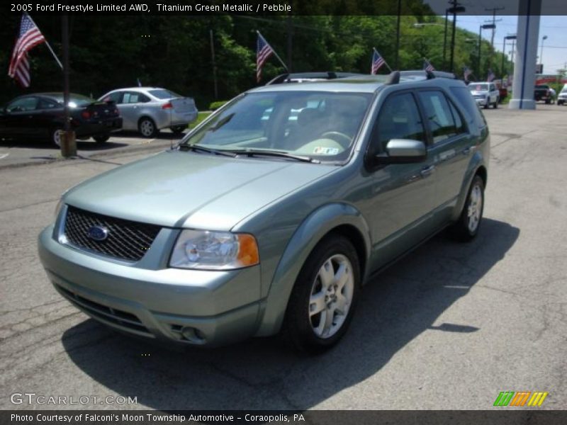 Titanium Green Metallic / Pebble 2005 Ford Freestyle Limited AWD
