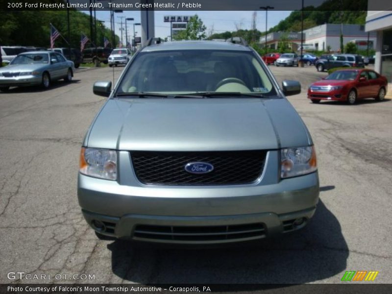Titanium Green Metallic / Pebble 2005 Ford Freestyle Limited AWD