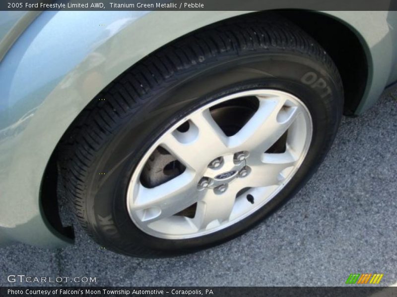 Titanium Green Metallic / Pebble 2005 Ford Freestyle Limited AWD