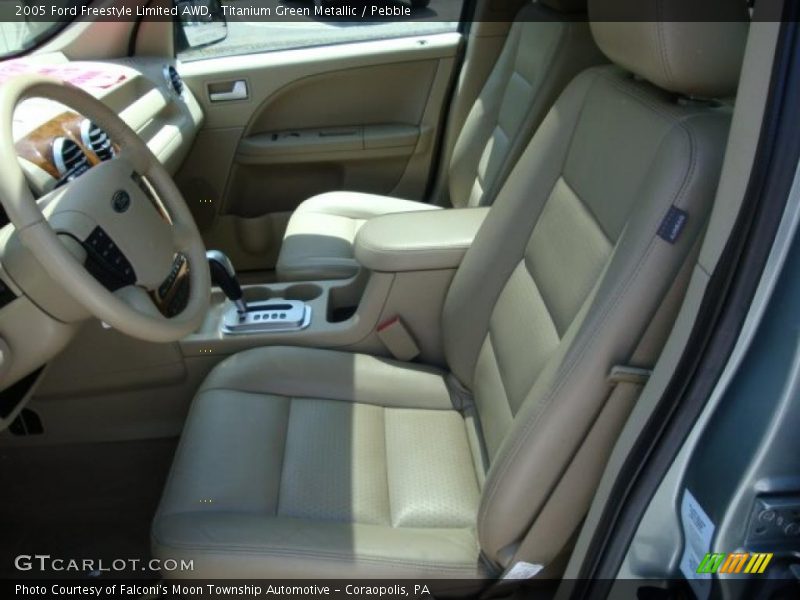 Titanium Green Metallic / Pebble 2005 Ford Freestyle Limited AWD