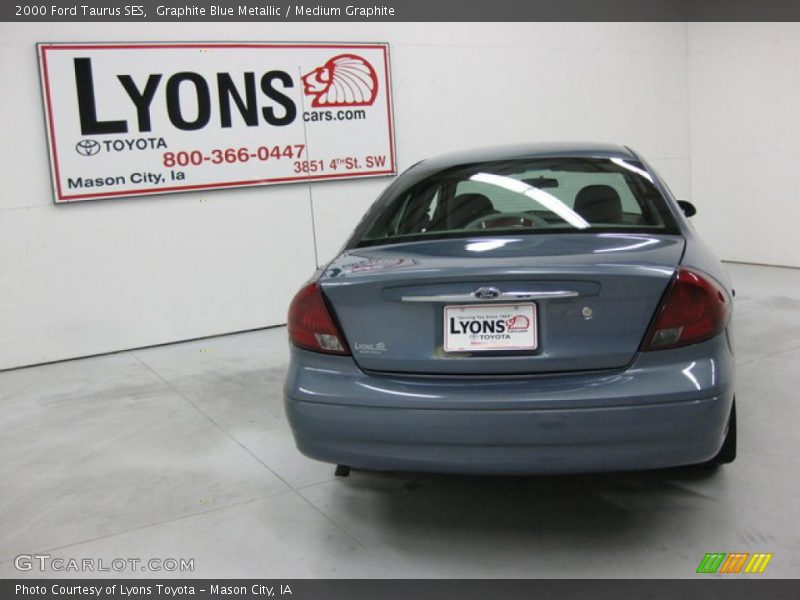Graphite Blue Metallic / Medium Graphite 2000 Ford Taurus SES