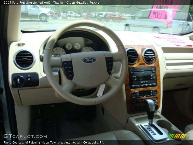 Titanium Green Metallic / Pebble 2005 Ford Freestyle Limited AWD