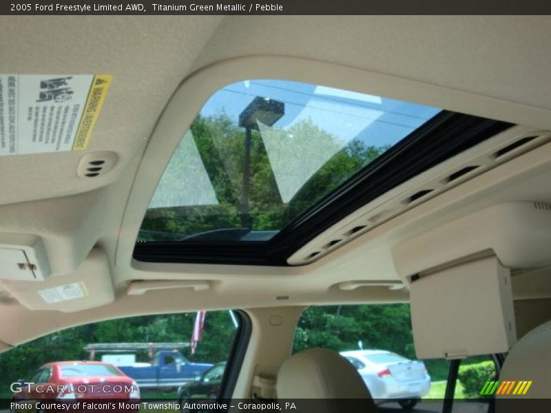 Titanium Green Metallic / Pebble 2005 Ford Freestyle Limited AWD