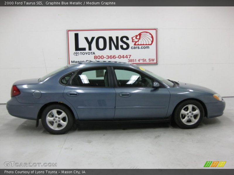 Graphite Blue Metallic / Medium Graphite 2000 Ford Taurus SES