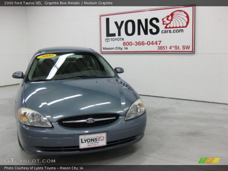 Graphite Blue Metallic / Medium Graphite 2000 Ford Taurus SES