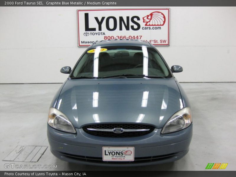 Graphite Blue Metallic / Medium Graphite 2000 Ford Taurus SES