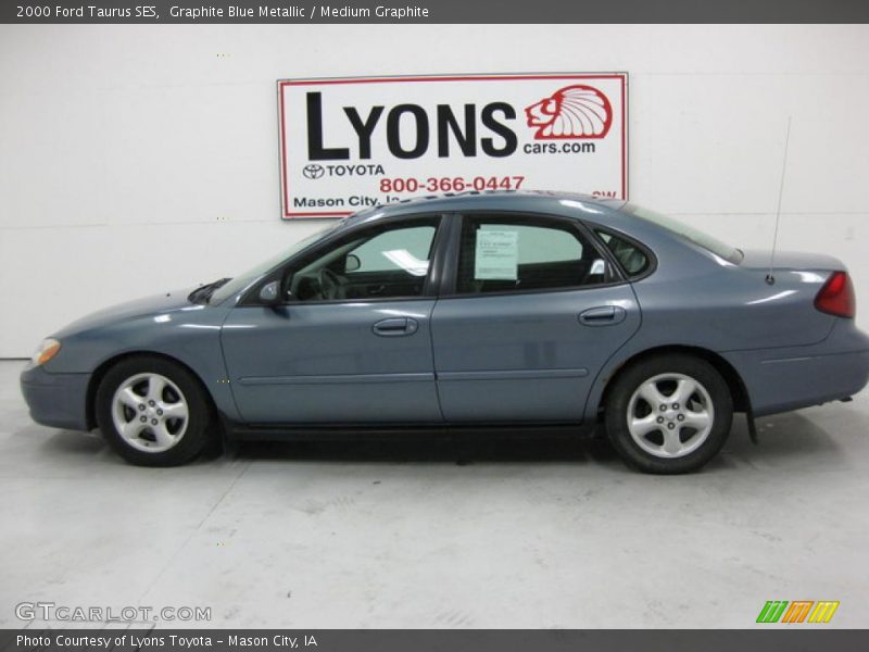 Graphite Blue Metallic / Medium Graphite 2000 Ford Taurus SES