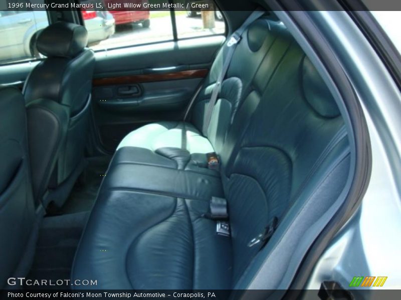 Light Willow Green Metallic / Green 1996 Mercury Grand Marquis LS