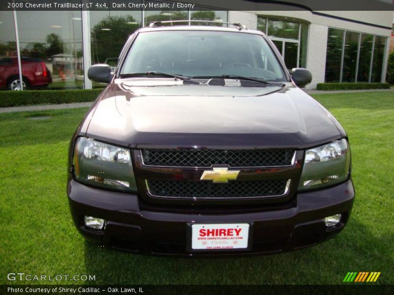 Dark Cherry Metallic / Ebony 2008 Chevrolet TrailBlazer LT 4x4
